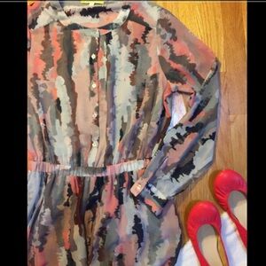 Like new Gianni Bini shear floor length dress